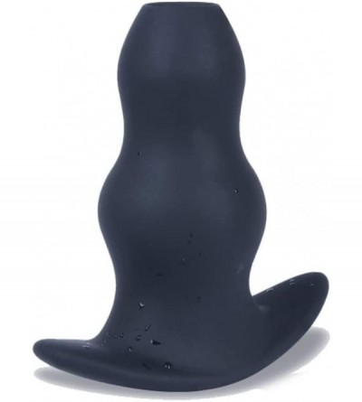 Anal Sex Toys Silicone Anchor Butt Plug Hollow Anal Plug for Anal Sex Games (Middle) - CN12OCJPGNI $9.89