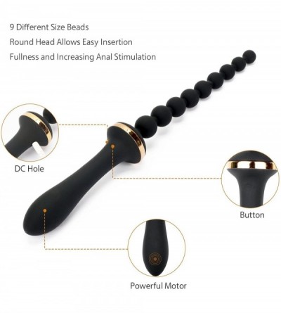 Anal Sex Toys Vibrating Anal Plug and Silicone Anal Beads Anal Chain - Healthy Vibes G-spot Vibrator Prostate Massager - Rech...