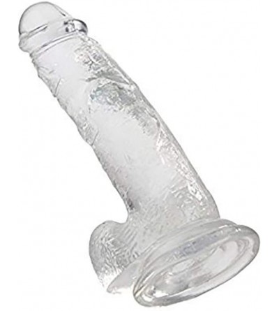 Dildos Clear 7.2inch Simulate Lifelike Silicone Tool Didlso Female Personal Relax Body Toys - C5199G4W2E6 $34.05