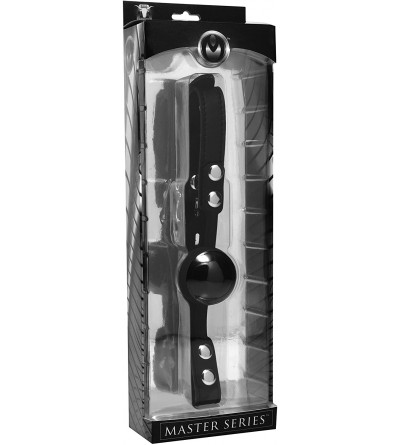 Gags & Muzzles Premium Hush Locking Silicone Comfort Ball Gag - CN11S7R9JMF $14.71