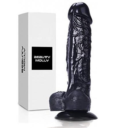 Dildos Superior Anal Realistic Penis Dildo with Suction Cup Adult Sex Toys for Women - Dildo Black - CW18GORUNQ2 $9.93