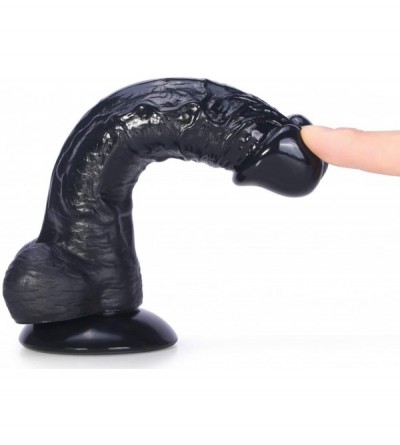Dildos Superior Anal Realistic Penis Dildo with Suction Cup Adult Sex Toys for Women - Dildo Black - CW18GORUNQ2 $9.93