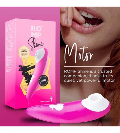 Vibrators Shine Clit Sucking Vibrator Clitoral Massaging Toy for Women with 10 Intensity Level - Pink - C518A7MXCY0 $34.07