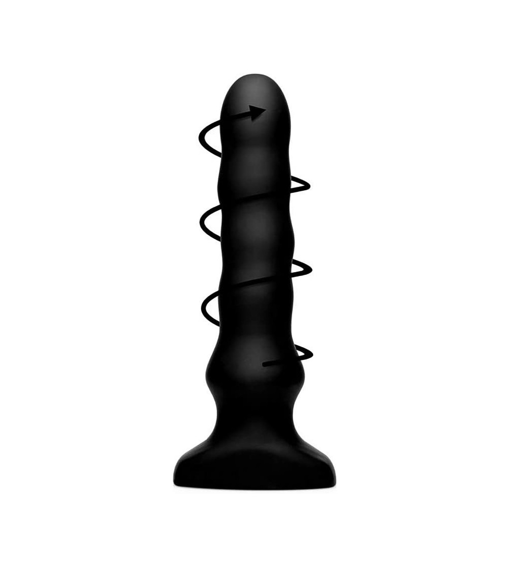 Anal Sex Toys Silicone Vibrating and Squirming Plug with Remote Control- 1 Count - CN18T2QAX8Y $34.76