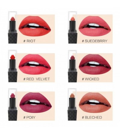 Novelties 6 Colors Lipstick Waterproof Long Lasting Hydrating Lipstick Set-Valentine's Day Gifts - CK18EM2TWQ9 $9.89