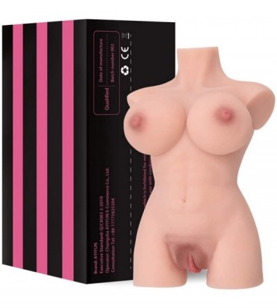 Sex Dolls Sex Doll Male Masturbator with Vagina and Anal for Men-3D Lifelike Masturbators Dolls for Sexual Pleasure (4.1lbs/1...