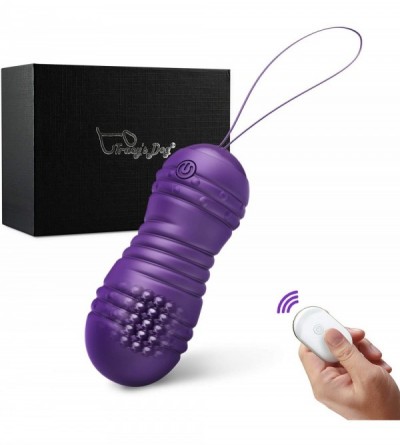 Vibrators Rotating Bullet Vibrator Sex Toy with Massaging Beads for Clitoral G-Spot Stimulation- Vibrating Egg Love Balls wit...