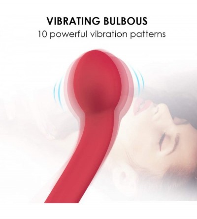 Vibrators Classical G Spot Vibrator with Powerful 10 Vibration- Rechargeable Waterproof Vagina Massager- Clitoris and Nipple ...