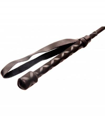 Paddles, Whips & Ticklers Heart Tip Leather and Rubber Riding Crop - CH118LM627L $16.02