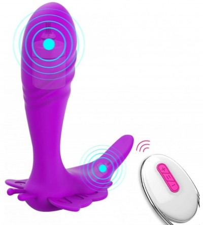 Vibrators Vibrating Panties Wireless Remote Control Butterfly Vibrator- Wearable G Spot Vibrator for Women-Strong Rechargeabl...