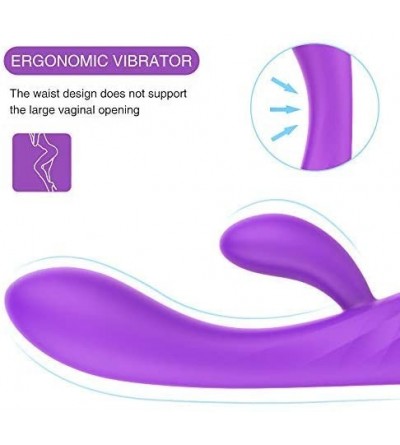 Vibrators G Spot Rabbit Vibrator Adult Sex Toys for Clitoris Stimulation-Waterproof Dildo Vibrator Clit Stimulator 9 Vibratio...