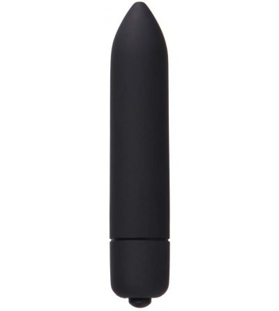 Vibrators Waterproof 10 Frequency Mini Bullet Vibrador for Female Adult Pleasure Vibrating Rod Women Toy (Black) - Black - CA...