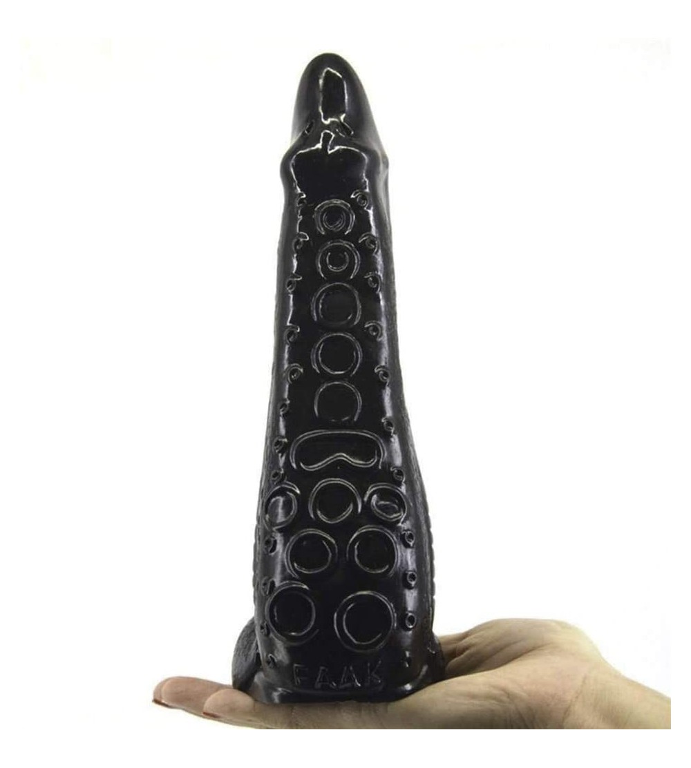 Anal Sex Toys Simulated Squid Tentacle Animal Dildo G Point Anal Plug Sex Toys for Women Masturbation-Black - Black - C318I08...