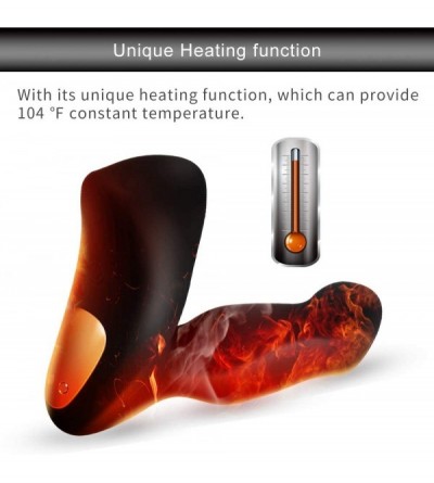 Vibrators Vibrating Anal Vibrator Prostate Massager with Thrusting Ring Up & Down 8 Vibration-Butt Plug G spot Stimulator Rem...