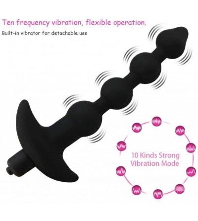 Anal Sex Toys Multi Speeds Wireless Vî'brant Skin-Friendly Silicone Beads Bû-tt Ma'ssa-ger Stímúlátór Tool for Men Beginner -...