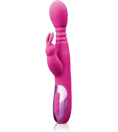 Vibrators INYA - Revolve - Rabbit Style Vibrator (Pink) - Pink - CQ18WGR6W23 $41.96