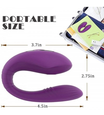 Vibrators Rechargeable Couple Vibrator for Women G Spot & Clitoral Sucking Stimulation with 8 Vibration Modes and 5 Suck Mode...