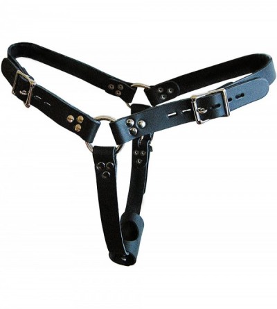 Anal Sex Toys Extra Large Locking Female Butt Plug Harness - CN11JIOB0KF $106.85
