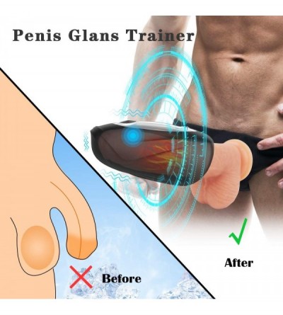 Male Masturbators Male Masturbator Penis Training Cup with 7 Vibrating Stimulation & Intelligent Heating Function - Masturbat...