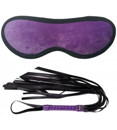 Restraints Bundle Tight Binding 10Pcs Couples Yoga Set Massage Tool Kits - Black-Purple - CH19C58E2ZY $15.44