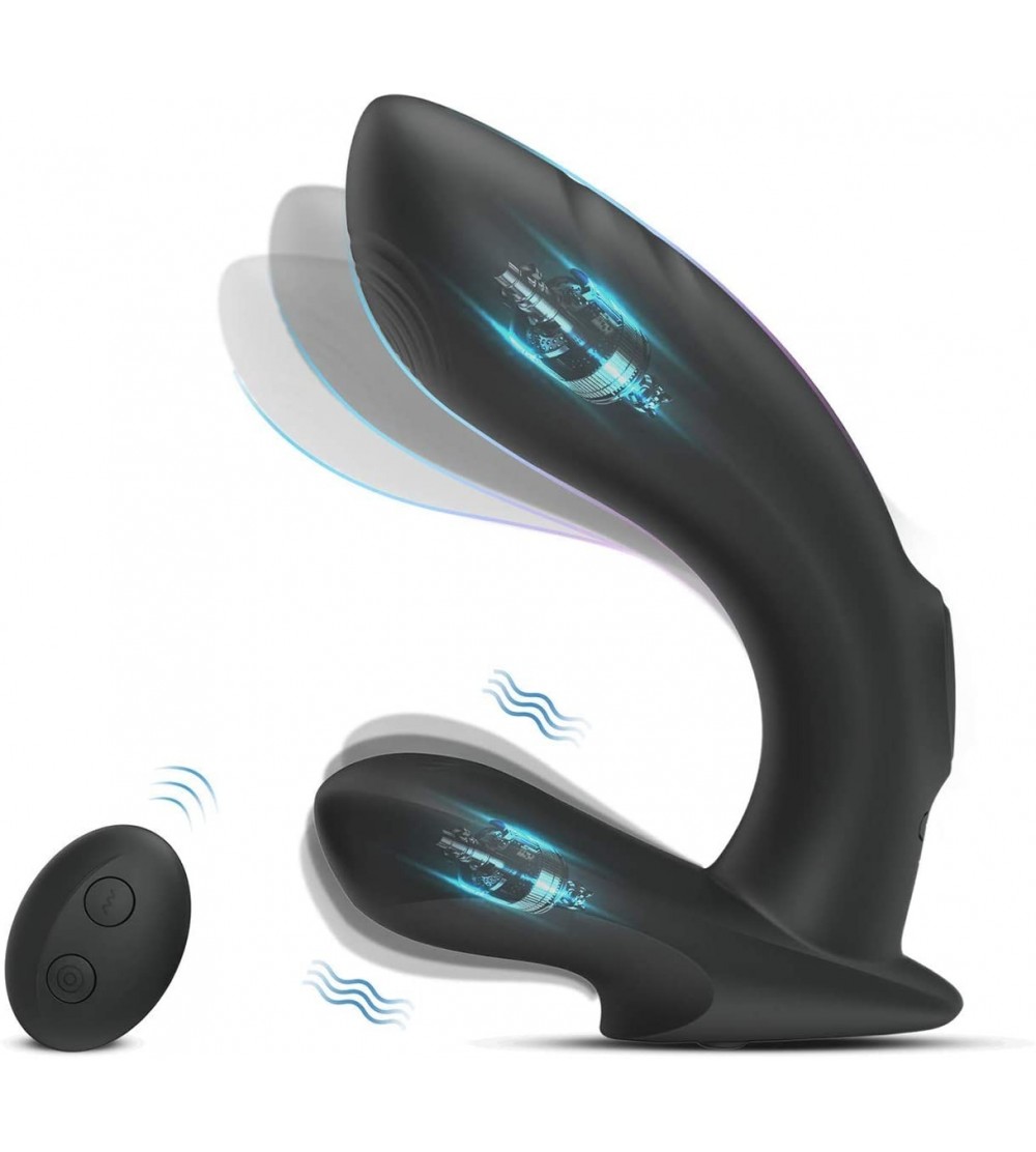 Vibrators Male Anal Vibrator Sex Toys with 2 Powerful Motors 5 Pulsating & 10 Vibrating Patterns- Vibrating Prostate Massager...