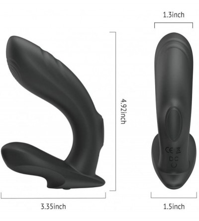 Vibrators Male Anal Vibrator Sex Toys with 2 Powerful Motors 5 Pulsating & 10 Vibrating Patterns- Vibrating Prostate Massager...