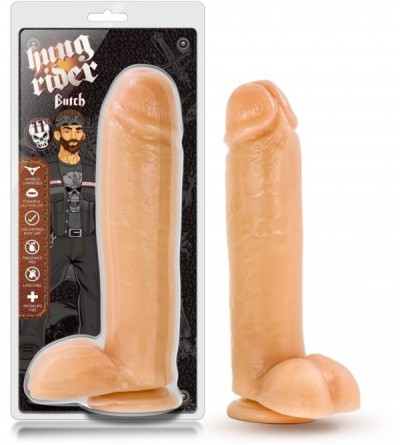 Dildos Hung Rider 11" Extra Long Thick Realistic Dildo Suction Cup Harness Cup Sex Toy - Beige - C011FLOZVM9 $51.54