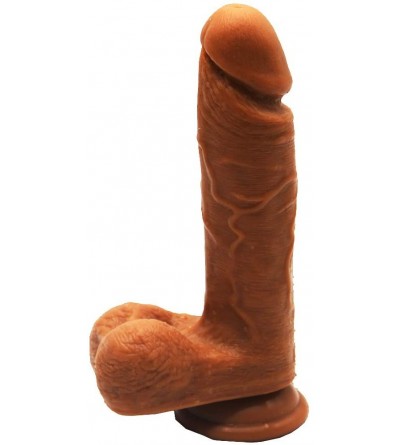 Dildos Big Dildo Realistic 8.4 Inch Dual Layer Liquid Silicone Bendable Penis with Suction Cup Premium Cock Anal Sex Toys Gam...
