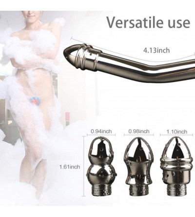 Anal Sex Toys Metal Shower Enema Vaginal Anal Cleaner 3 in 1 Bathroom Clean Parts Anal Vaginal Cleaning - CV18WI63I77 $10.75