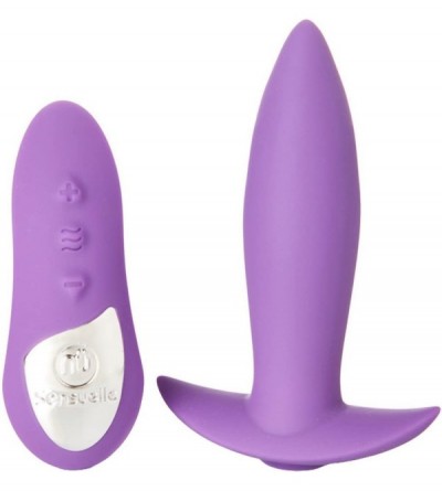 Anal Sex Toys Remote Control Mini Plug- Purple - Purple - CO17YKO2RM2 $45.19
