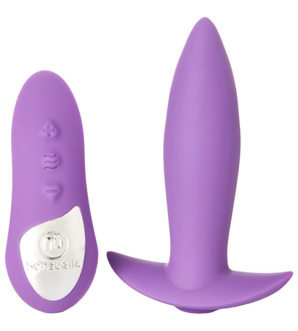 Anal Sex Toys Remote Control Mini Plug- Purple - Purple - CO17YKO2RM2 $45.19