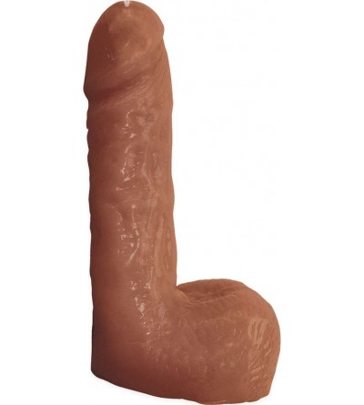 Dildos Natural Realskin 6 Inch Squirting Penis Dildo 1 Brown - CO18KGR2HQO $46.28