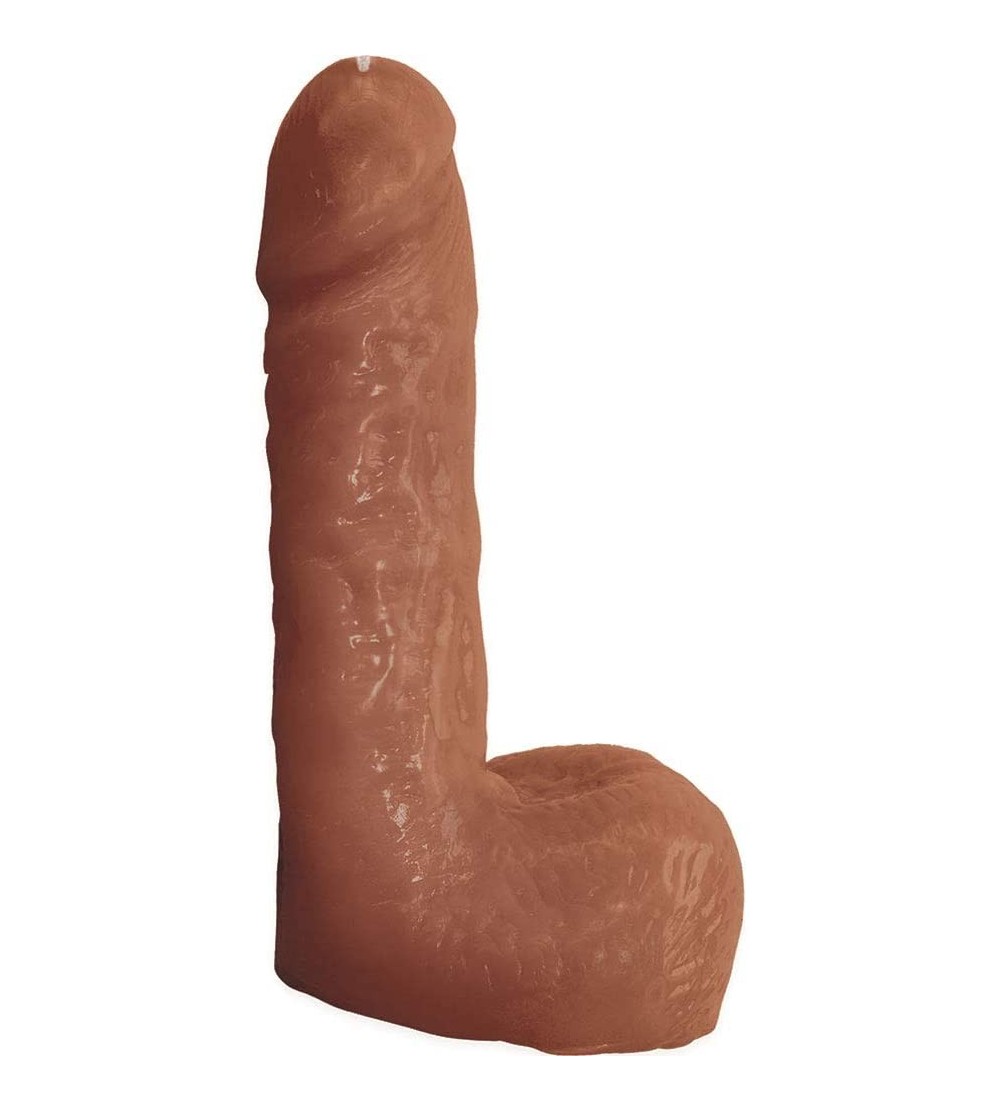 Dildos Natural Realskin 6 Inch Squirting Penis Dildo 1 Brown - CO18KGR2HQO $21.04