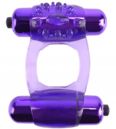 Penis Rings Fantasy C Ringz Duo Vibrating Super- Purple Ring - Purple Ring - CY187CQ6MNA $23.29