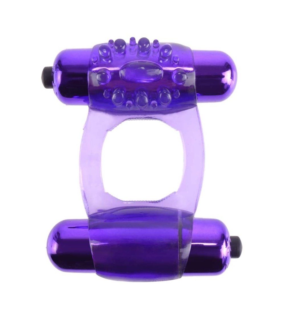 Penis Rings Fantasy C Ringz Duo Vibrating Super- Purple Ring - Purple Ring - CY187CQ6MNA $9.81