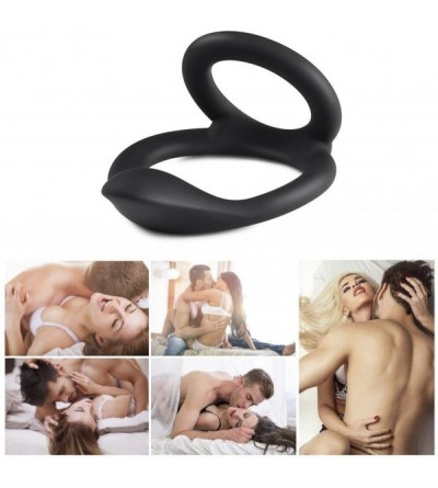 Penis Rings Softy Silicone Cock Rings- Penis Enlarger Stronger and Harder Erection to Prolonging Climax Sex Toys for Men (Fle...