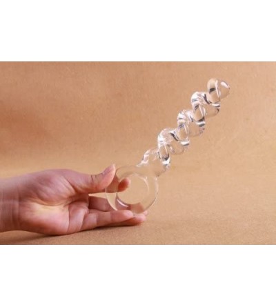 Dildos Sex Toy - New Sex Toys Transparent Glass Crystal Penis Spell Bar Female Stimulator Anal Plug Adult Toys Penis Stick fo...