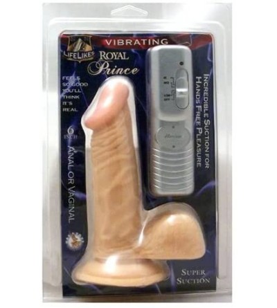Dildos Lifelikes Vibrating Royal Prince Vibrator- Flesh- 6 Inch - CE112E2A6LV $44.49