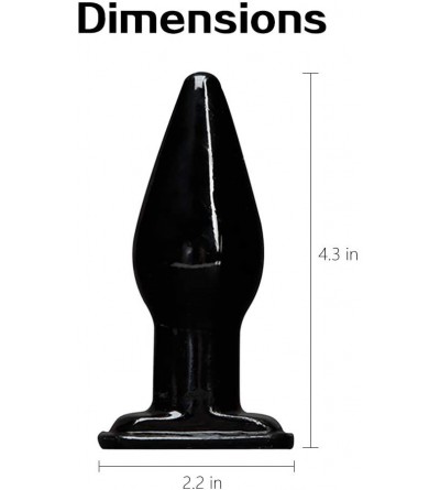 Anal Sex Toys Wildfire Down and Dirty 4 Inch Butt Plug- Black - CL11DC273CD $16.99