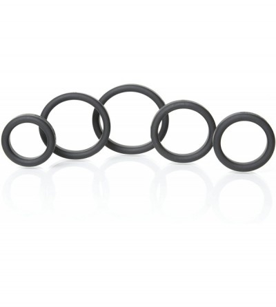 Novelties Boneyard Silicone Ring 5 Piece Kit- Black- 0.2 Pound - Black - CK12ICVLANP $52.49