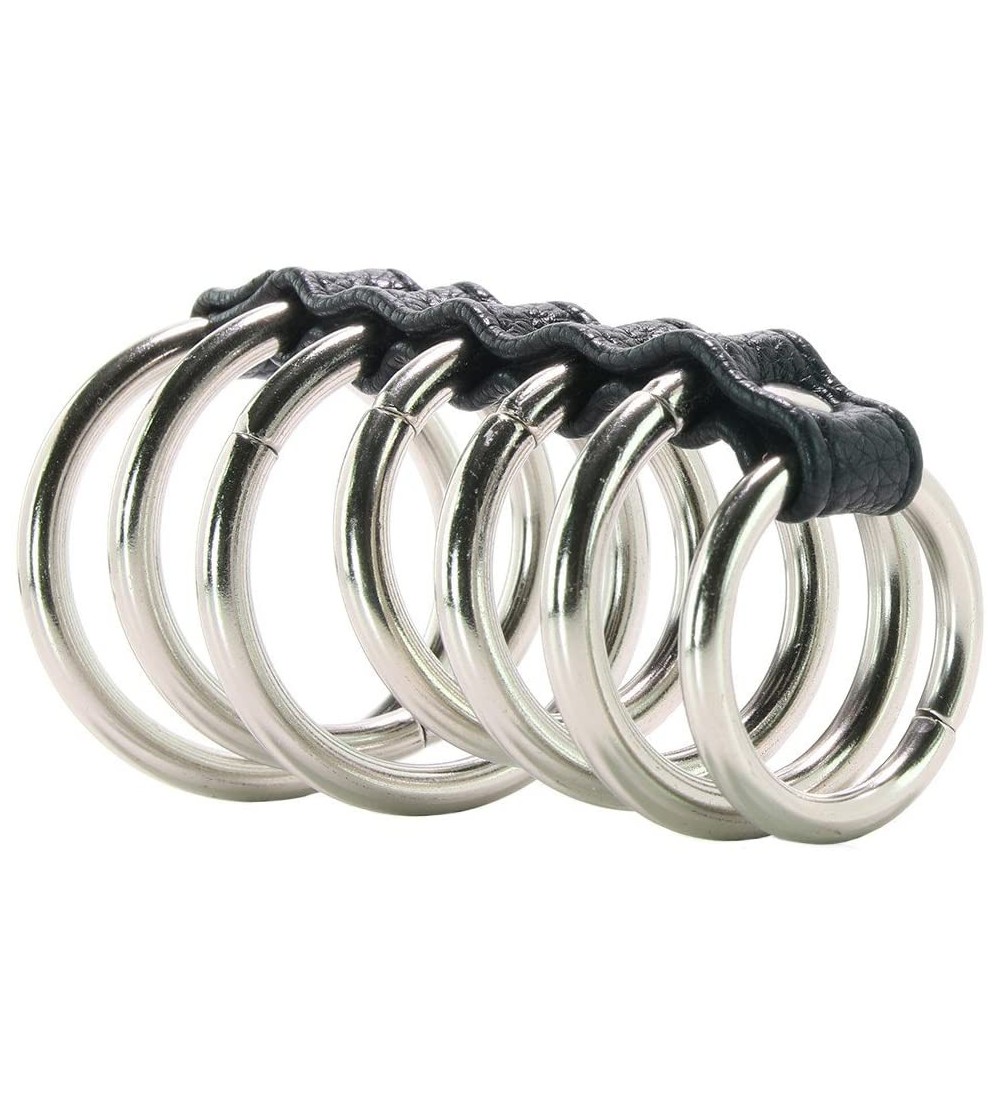 Penis Rings 7 Metal Rings"Gates of Hell" Cock Rings - CV182WHMMEX $15.66