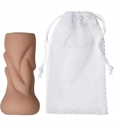 Male Masturbators Pocket Ass Anal Stroker Masturbator with Drying Bag (Tan) - CG18QHSYE98 $7.60