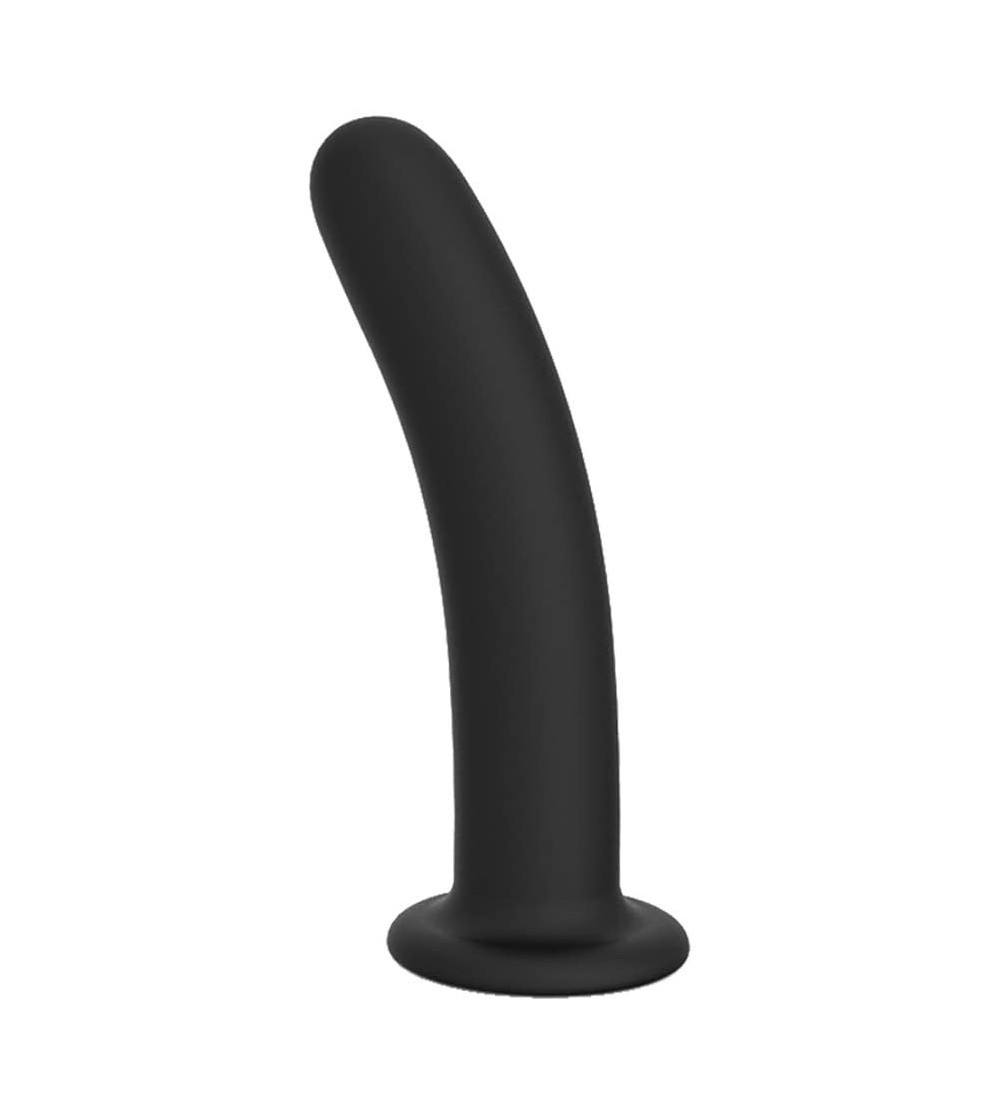 Dildos Waterproof Dildo Anal Plug with Suction Cup Masturbator Butt Plug Soft Silicone Clitoral Stimulation for Men Women (M)...
