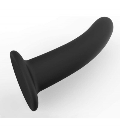 Dildos Waterproof Dildo Anal Plug with Suction Cup Masturbator Butt Plug Soft Silicone Clitoral Stimulation for Men Women (M)...