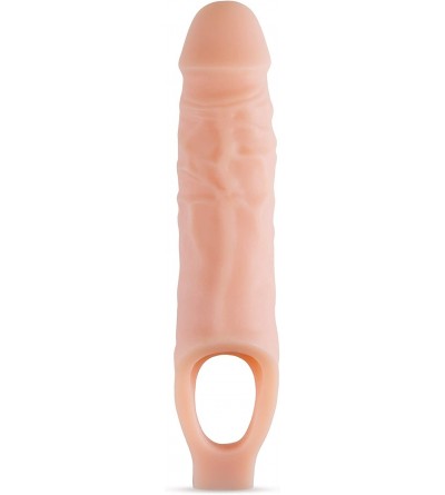 Penis Rings Performance Plus 9 Inch Silicone Cock Sheath Penis Extender- Sex Toy for Adults- Sex Toy for Men- Vanilla - CO18Y...