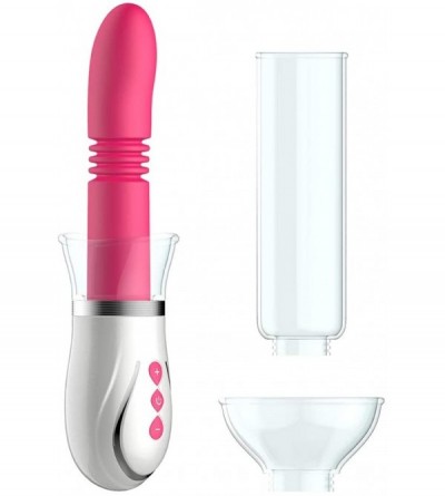 Pumps & Enlargers Pumped - Thruster - 4 in 1 Rechargeable Couples Pump Kit - Pink - C718WXW07WA $85.37