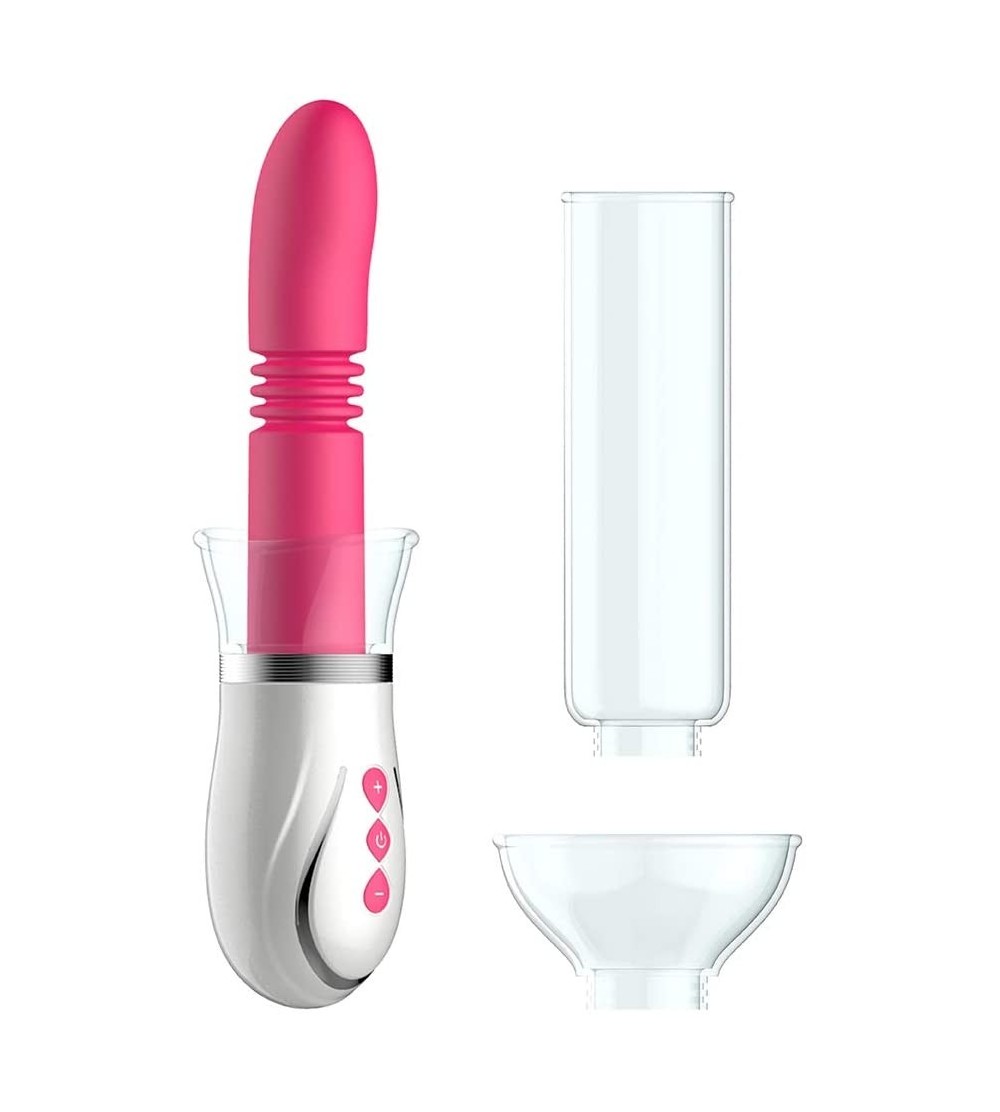 Pumps & Enlargers Pumped - Thruster - 4 in 1 Rechargeable Couples Pump Kit - Pink - C718WXW07WA $26.90