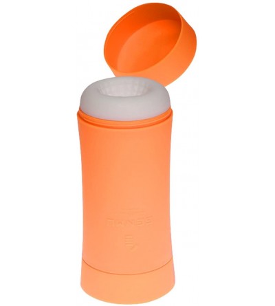 Male Masturbators G's Pot Mellow Solid Male Masturbation Cup Orange - CU11ZBTCDEX $21.17