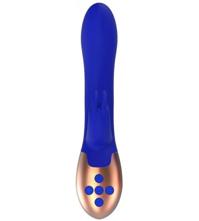 Vibrators Heating Rabbit Vibrator - Opulent - Blue - C218GQQAEG5 $27.44