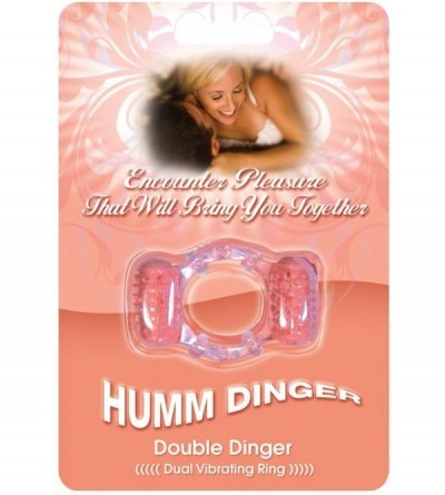 Penis Rings Humm Dinger Double Dinger- Magenta - Magenta - CW113KWXAJ9 $21.29